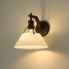 Orwell 1 Light 10 inch Matte Black Wall Sconce Wall Light